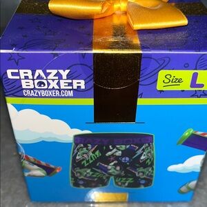 Mens Underwear Funny Humor Crazy Boxer Briefs Disney Pixar Buzz Sz Large New